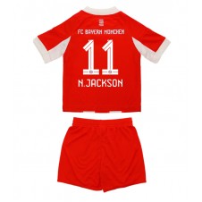 Bayern Munich Nicolas Jackson #11 Hjemmedraktsett Barn 2025-26 Kortermet (+ korte bukser)